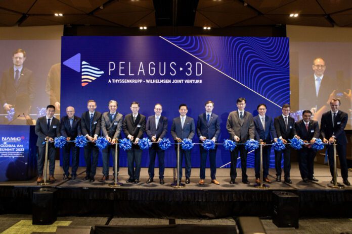 Pelagus 3D: thyssenkrupp und Wilhelmsen bündeln 3D-Druck-Kapazitäten