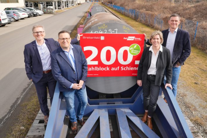 Breitenfeld Edelstahl: Nachhaltige Logistik mit der Rail Cargo Group